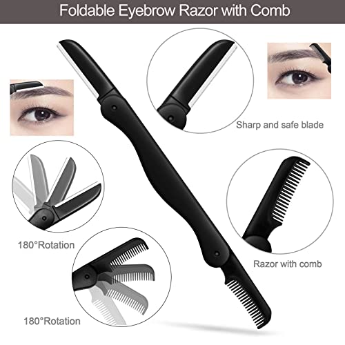 KAJUDA Eyebrow Razor Kit 5-in-1 Grooming Set