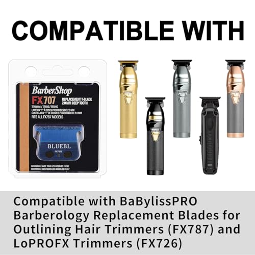 TRAH FX707Z Replacement Blades for BaByliss FX787 & FX726
