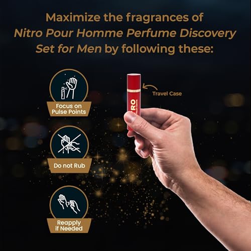 Dumont Nitro Men's Perfume Discovery Set - 8 Mini Sprays