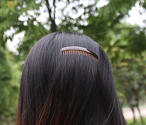 Plastic Hair Side Comb Clip - 12 Pack, 3.2 inch