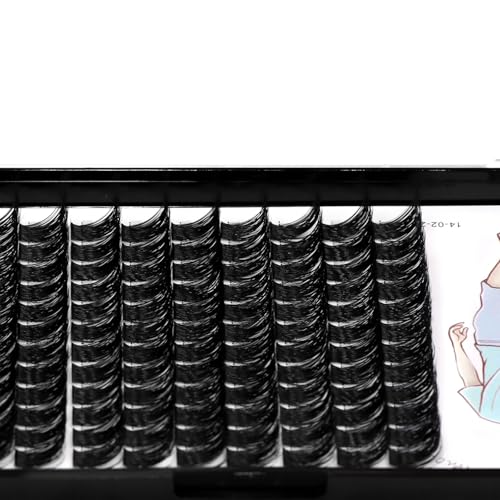 D Curl Cluster Lash Extensions 8-20mm Wide Stem Natural Volume