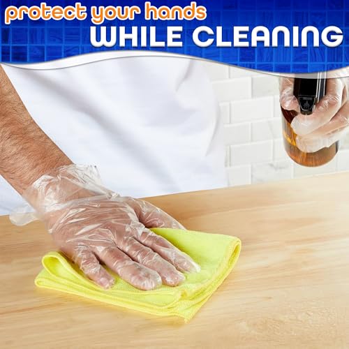 KETAR 200 Pcs Disposable Plastic Gloves | Hair Dye & Wax