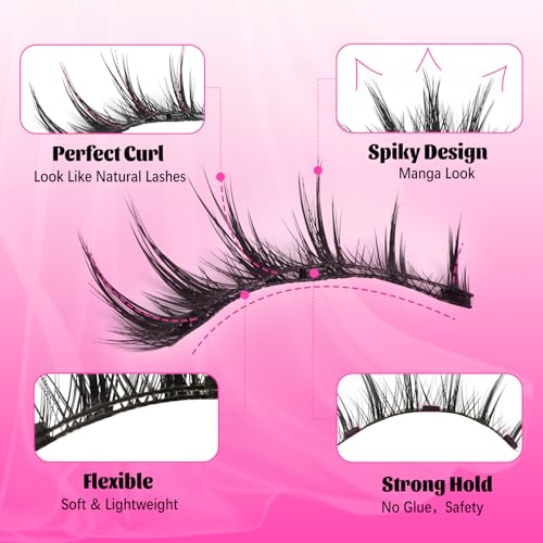 Magnetic Eyelashes with Applicator - Reusable, No Glue, Easy Apply