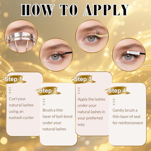 FEEGO Fluffy Lash Extensions Kit 30D+40D 280pcs 9-16mm