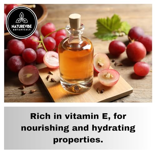 Naturevibe Botanicals Grapeseed Oil 32oz and Argan Oil 32oz|Oil Combo