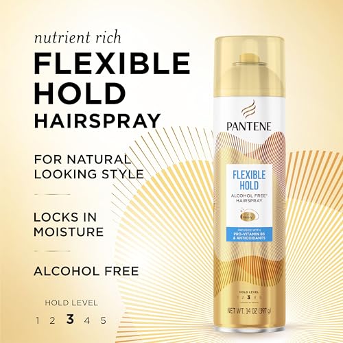 Pantene Alcohol-Free Hairspray Level 3 Flexible Hold 14oz
