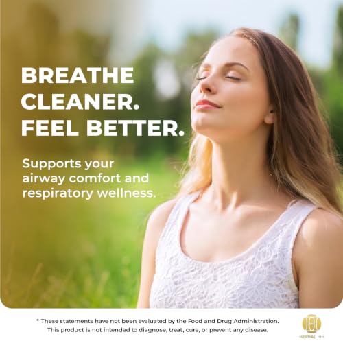 HEBS LAB Mullein Leaf Extract 4 Fl Oz Lung Support Herbal Supplement for Respiratory Health