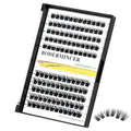 Bodermincer 120 Cluster Lashes 10-12mm Mixed D Curl Extensions
