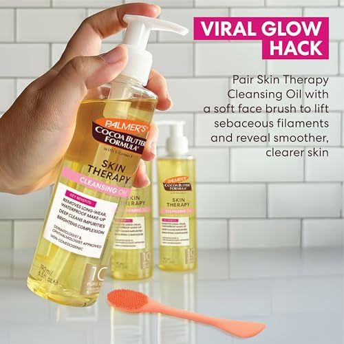 Palmer's Skin Therapy Cleansing Face Wash & Makeup Remover 6.5 Oz - Gentle Facial Cleanser for All Skin Types