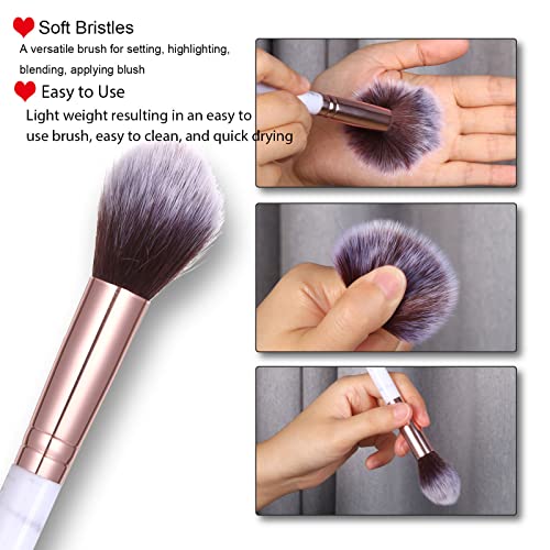 8-Color Face Blush Bronzer Palette with Brush