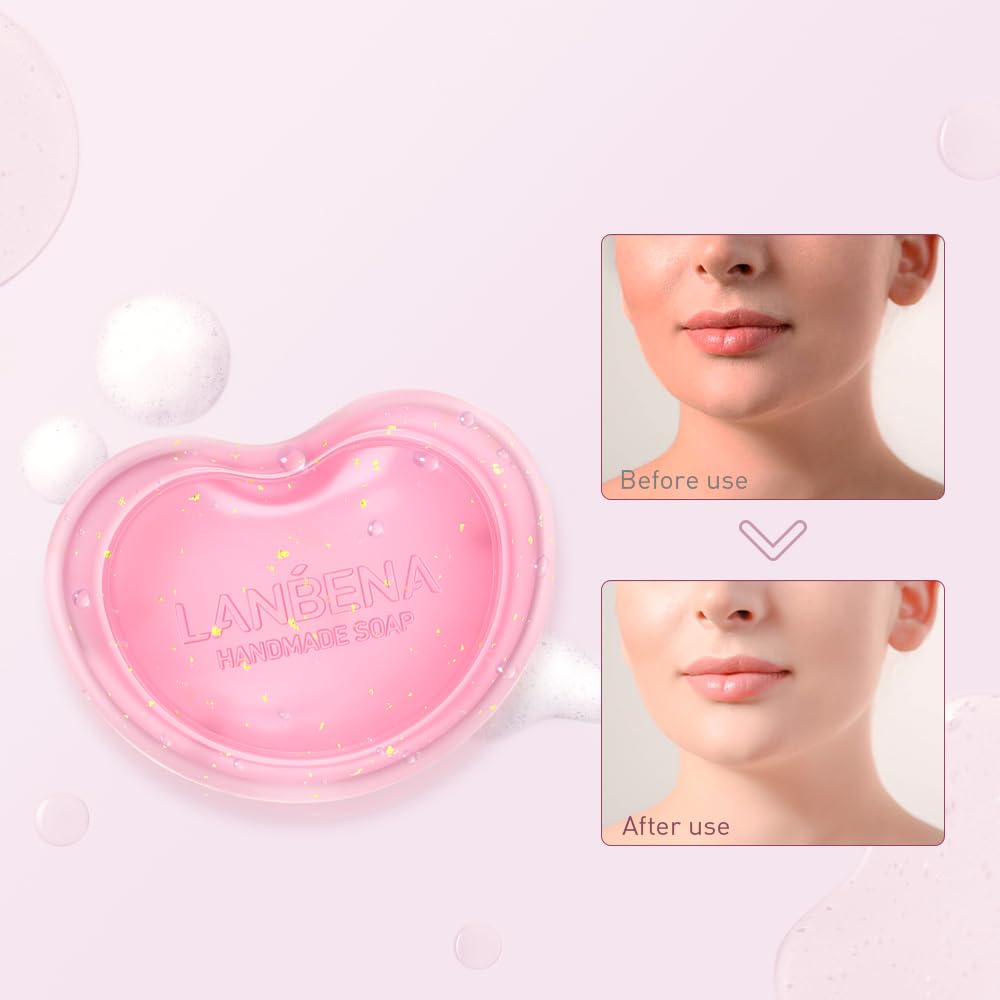 LANBENA PINK soap Moisturising Soap enhances skin elasticity, makes your skin more