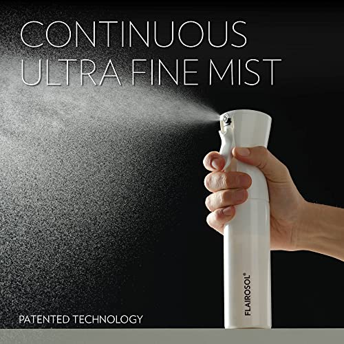 FLAIROSOL 10.1oz Continuous Mist Spray Bottle - Eco-Friendly, Leak-Proof