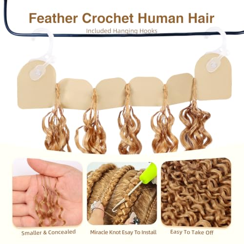 Water Wave Crochet Human Hair 16" 60g Pre-Separated