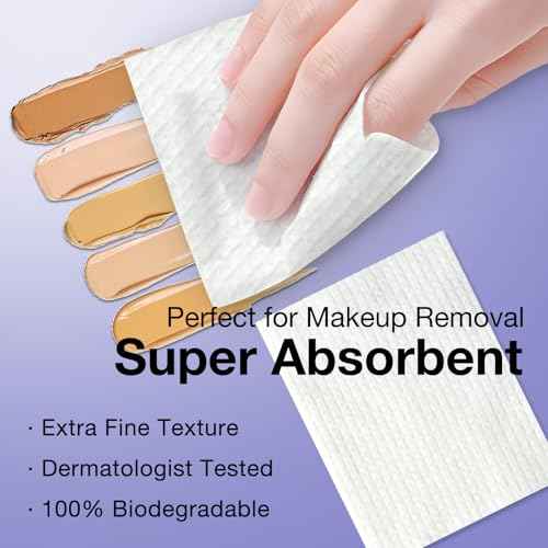 Disposable Face Towels, Biodegradable Soft & Skin Friendly Face Towelettes Disposable, Makeup Remover Dry Wipes Tissue for Women, Facial Wash Cloth Travel-1 Pack