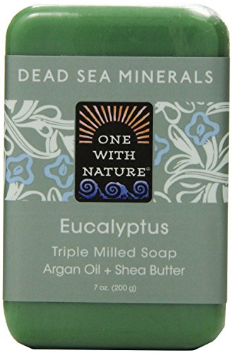 One With Nature Eucalyptus Dead Sea Mineral Soap, 7 Ounce Bar