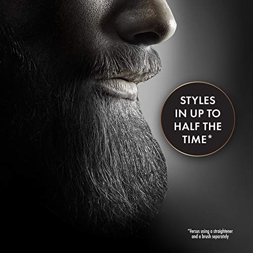 Hot Tools Men¡¯s Beard Straightener Brush| For a Smooth Finish