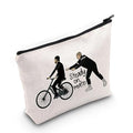 WCGXKO TV Show Inspired Steady On Mate Roy Kent Jamie Tartt Canvas Makeup Bag for Fans (Steady on)