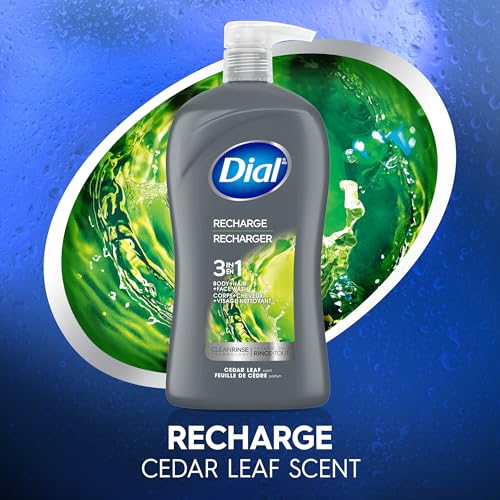 Dial 3-in-1 Men's Body Wash, Hair & Face – 32 Fl Oz