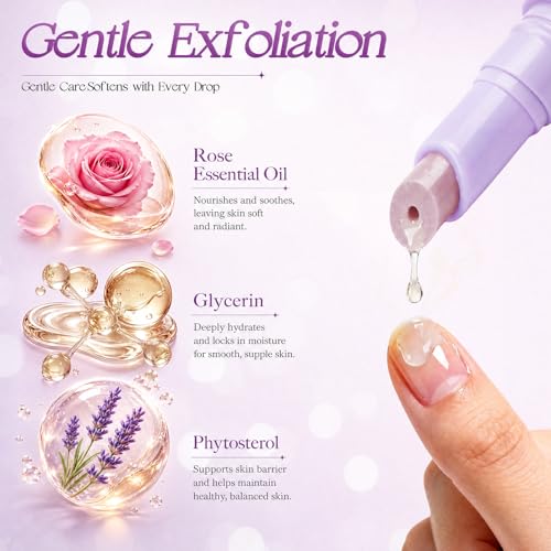 Babysun Cuticle Oil Pusher Pen - Press Type Ceramic Nail Care