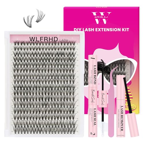 Lash Clusters Kit 320 Pcs DIY Individual Eyelash Extensions 30D 9-16mm