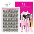 Lash Clusters Kit 320 Pcs DIY Individual Eyelash Extensions 30D 9-16mm