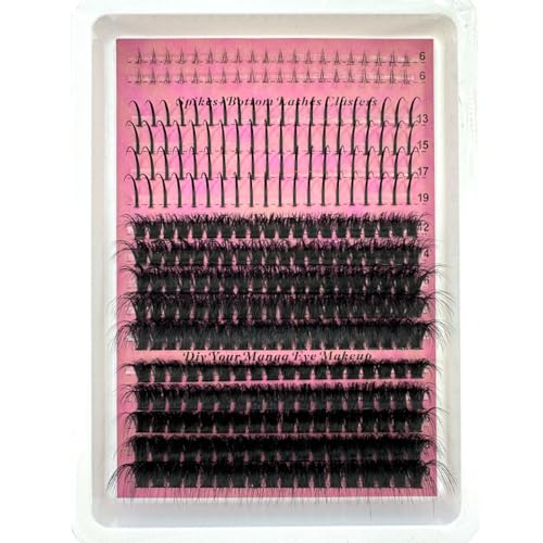 Spiky Lash Clusters - 16 Rows DD Curl Volume Extensions