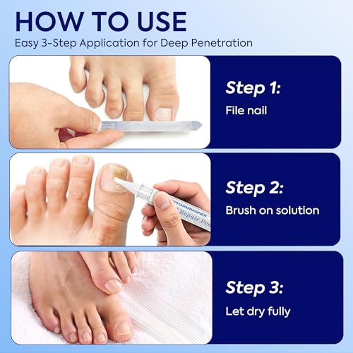 Extra Strength Nail Care Kit for Thick, Brittle Nails - Natural Formula