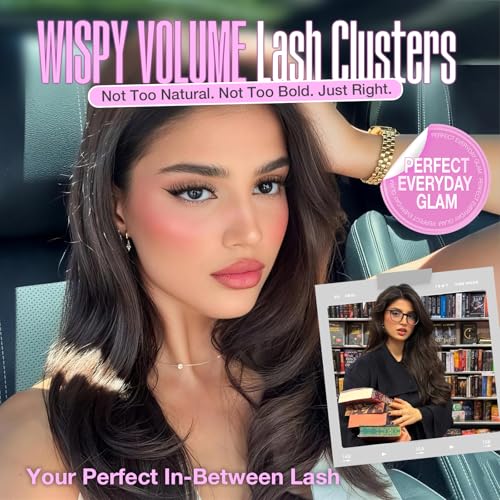 Wispy Lash Clusters 8-14mm D Curl Eyelash Extensions 216pcs
