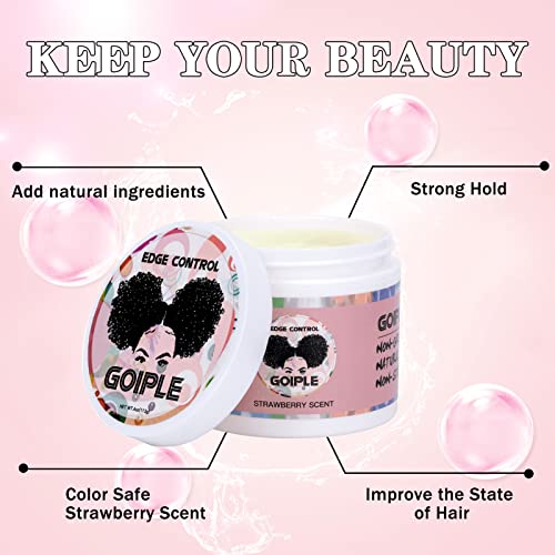 Goiple Edge Control Wax for Women | Strong Hold, Non-Greasy 4oz