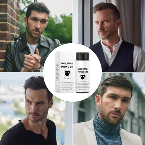 Men's Hair Texture Powder - Volumizing Styling Powder for Fuller Hair
