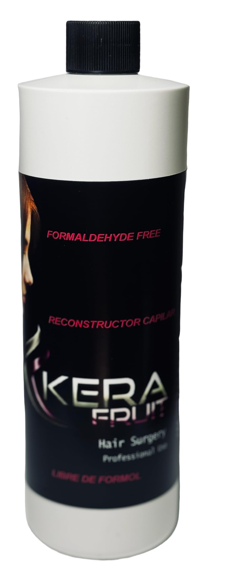 KERA FRUIT Cirugia Capilar Para el Cabello Libre de Formol 16oz - Antifrizz Deep Hydratation - Repair Hair Treatment - Professional Results - Formaldehyde Free - keratin Treatment.