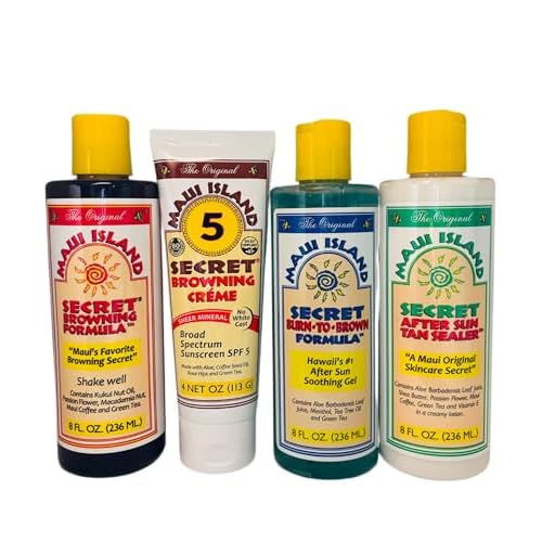 Maui Island Secret Original Formula Tanning Kit