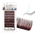 Colored Volume Eyelash Extensions 0.07mm C Curl 8-15mm Mix