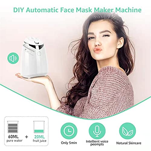 Face Mask Maker Machine, Professional DIY Face Mask Machine Automatic Vegetable Fruit Facial Mask Machine, Natural Collagen Face Cream Making Beauty Facial SPA Gifts for Women