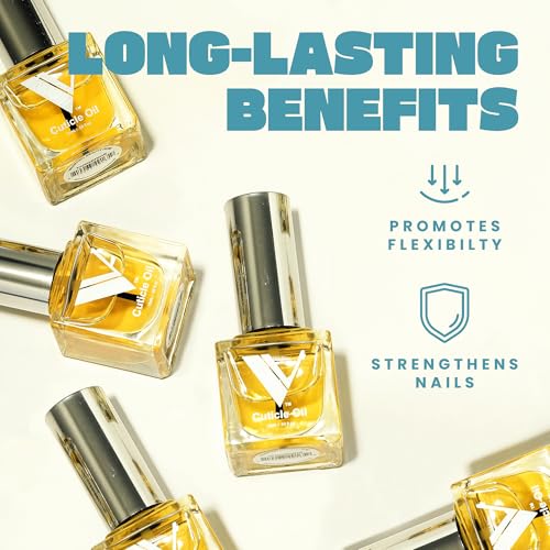V Beauty Pure Cuticle Oil - Natural Moisturizer for Nails, 15ml