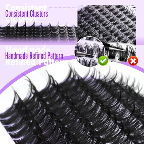 Pawotence Kira Wispy Cluster Eyelash Extensions 10-18mm