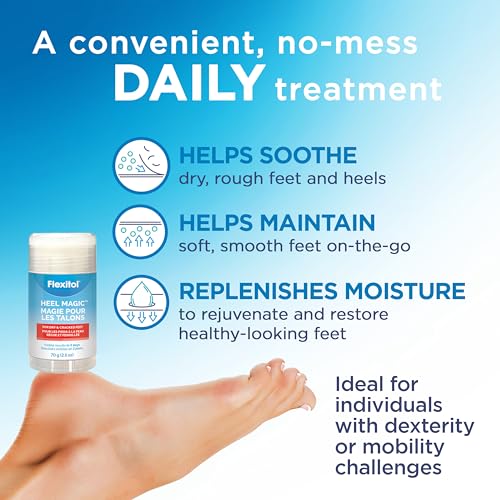 Flexitol Heel Magic Stick - Urea-Based Foot Balm for Cracked Heels