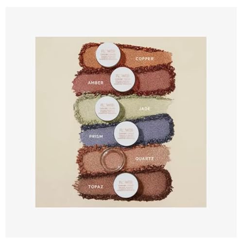 FLOWER BEAUTY by Drew Barrymore Chrome Crush Eyeshadow - Gel Powder + Buildable Formula - Shimmer + Glitter - Eyeshadow Topper (Jade)