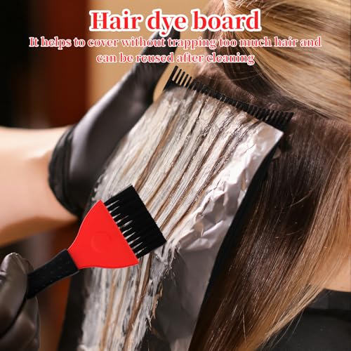 Balayage Board 2-Pack with Teeth & Hair Dye Comb Brush