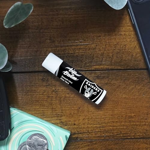 FANMATS 34683 Las Vegas Raiders Smooth Mint SPF 15 Lip Balm