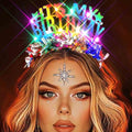 Glow-in-the-Dark Happy Birthday Headband for Women