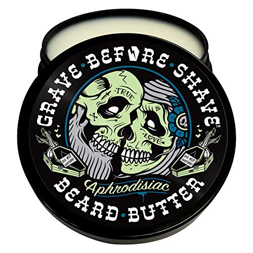 Grave Before Shave Leather/Cedar-wood scent Beard Conditioning Butter 4 oz.