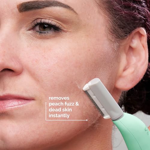 SPA SCIENCES - SIMA Patented Dermaplane Razor for Women Face ? Painless 2-in-1 Facial Exfoliation & Peach Fuzz Hair Removal ? Anti-Aging ? 3 Speeds ? Rechargeable ? 19 Weeks Treatment