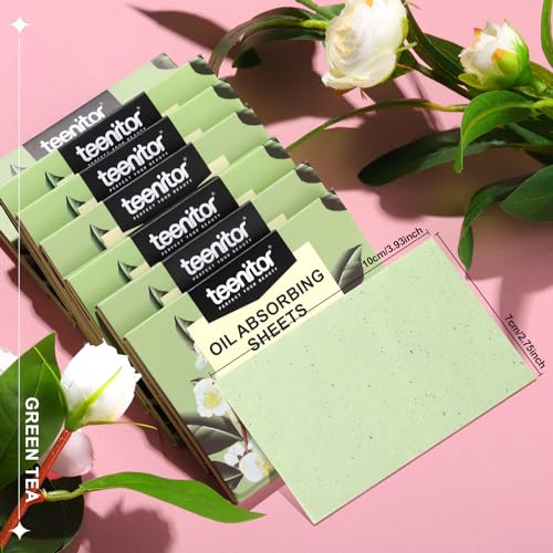 Teenitor Green Tea Blotting Paper - 800 Sheets Oil Absorbing