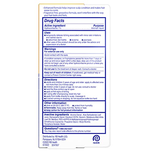 Scalpicin Max Strength Scalp Itch Treatment | 1.5 oz | Pack of 2