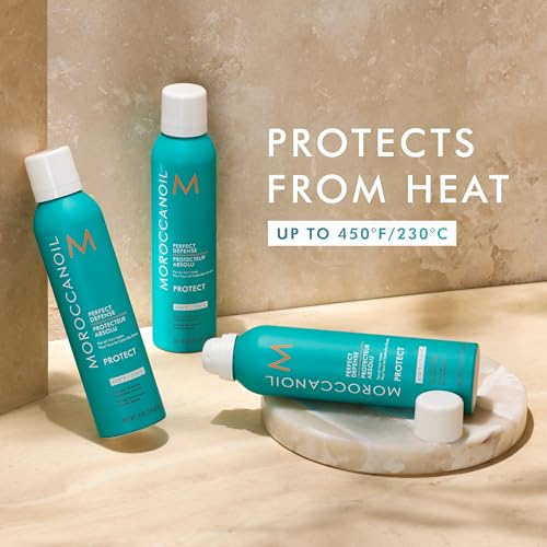 Moroccanoil Perfect Defense Heat Protectant Spray 6oz - Argan Oil Infused, Lightweight Hair Shield