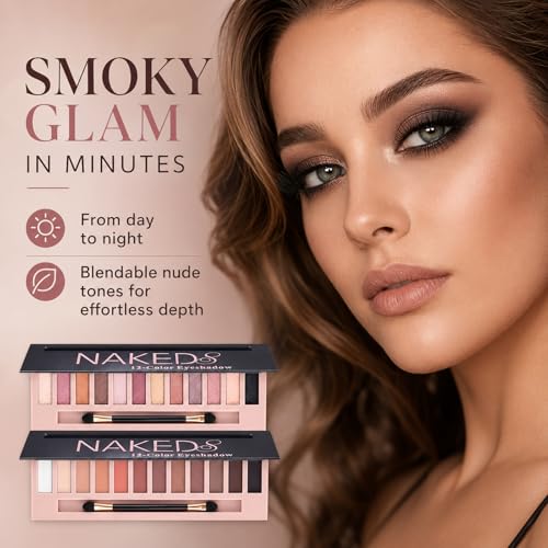 Sulily 24 Colors Naked Eyeshadow Palette, Matte Shimmer