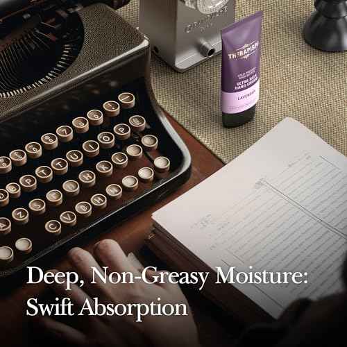 THERAPISPA Ultra Rich Hand Cream ? Intensive Hydration & Repair for Dry, Chapped Hands | Enriched with Shea Butter, Ceramides, Niacinamide (B3) & Panthenol (B5) (Lavender, 2.0 oz, Pack of 1)