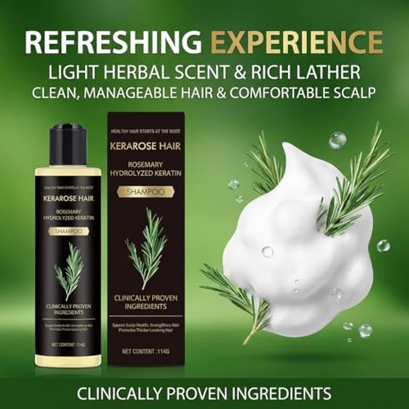 Rosemary Biotin Shampoo for Hair Growth & Strengthening 100ml