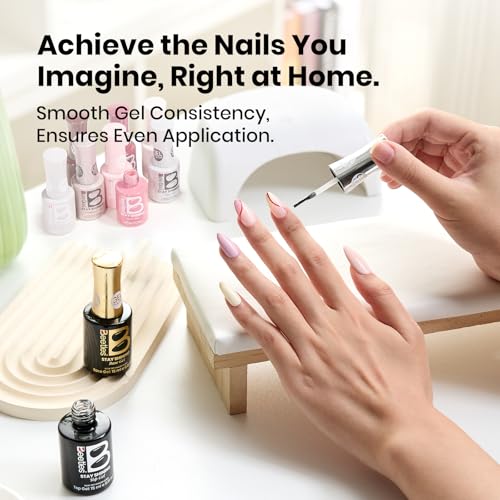 Beetles Clear F-Clear Gel Base & Top Coat Set 2Pcs 15ml Long Lasting High Gloss